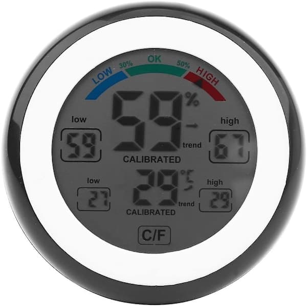 Digitalt LCD Temperatur Termometer Hygrometer