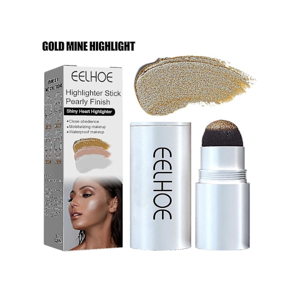 Eelhoe Highlight Stick Pearl Light Repair Face Brightening Tredimensionell Nyckelben Fin Flash Pearl Light Highlight Repair All-in-one Stick St