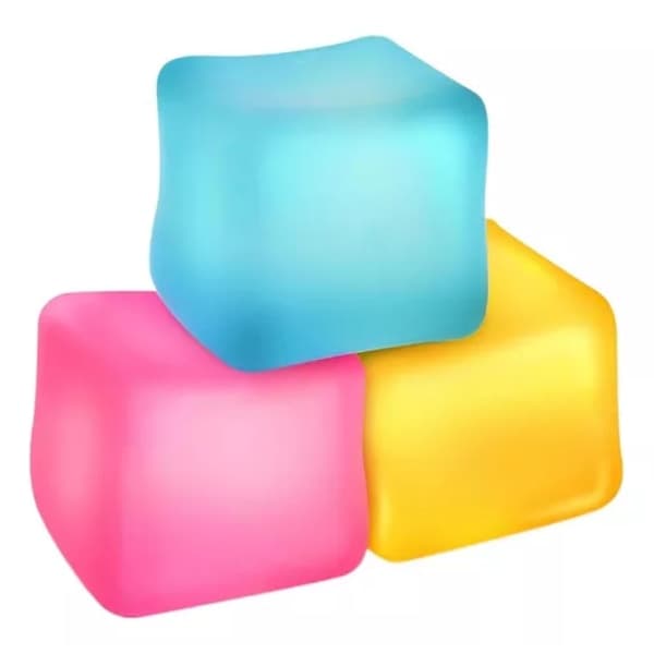 Nee Doh Kuutio, Stressipallo Nee Doh Nice Cube, 3 kpl:n pakkaus