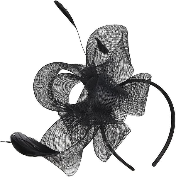 Fascinator Hårspenne Blomsterslør Hårbånd Cocktail Teselskap Hårbånd Flapper