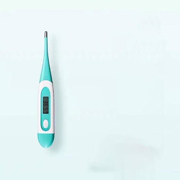 Grønn - 1 stk Ultrarask, fleksibelt elektronisk termometer med myk spiss