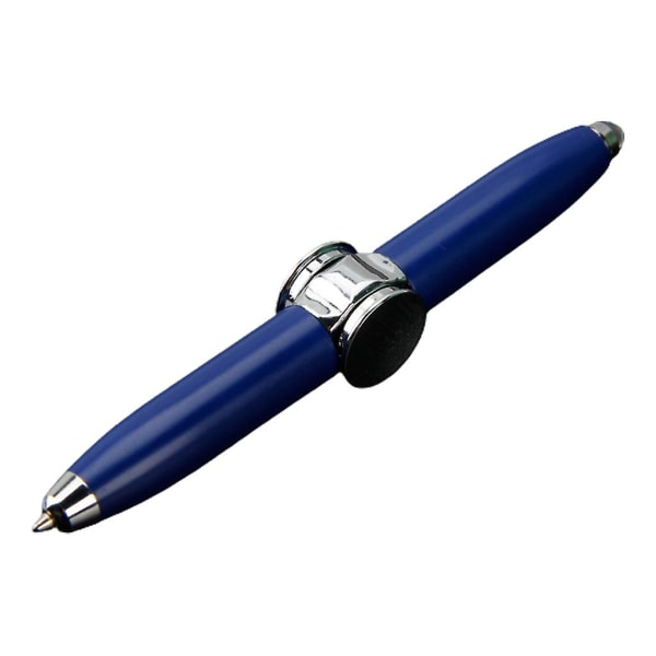 Fidget-penn med fingertupp Lett roterende dekomprimerende lekesnurrer for skoler z