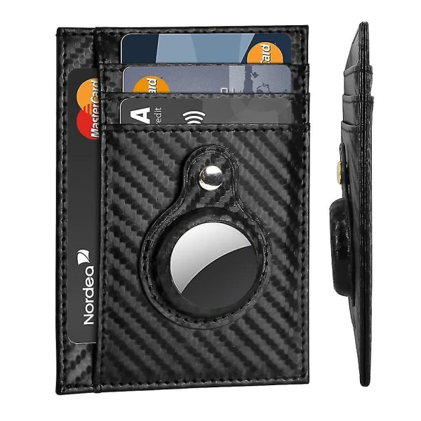 Air Tag lompakko, ohut minimalistinen lompakkokorttikotelo AirTag lompakko miehille, h