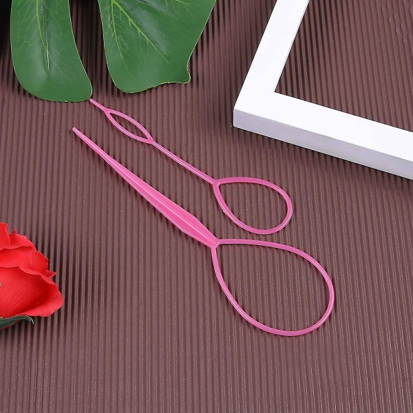 Hår flette tilbehør Hestehale Styling Maker Klips Fransk fletteverktøy Magisk Topsy Tail Loop Hårsett for kvinner Jenter Styling Maker Hårstyling Tilbehør