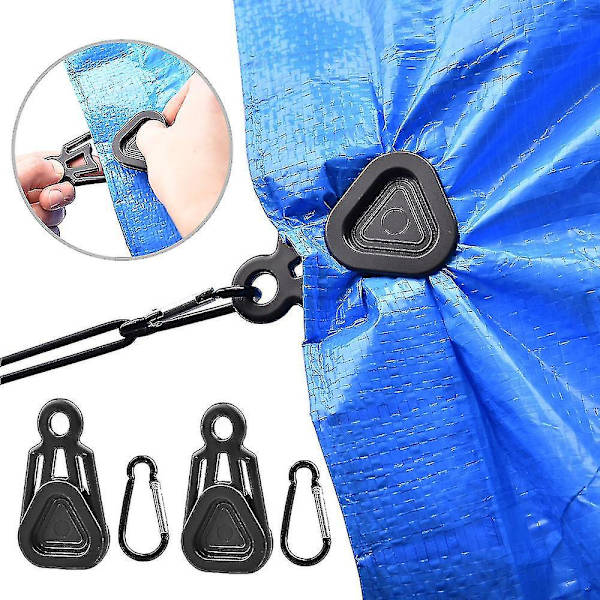 10 st flyttbara presenningstänger presenningklämmor utomhus cam tie down-klämmor
