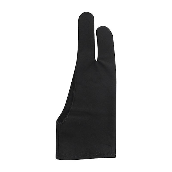 Piirtotabletin piirustus-hansikas graafiselle tabletille, taiteen luomiseen ja kynälle (2 kpl, musta)