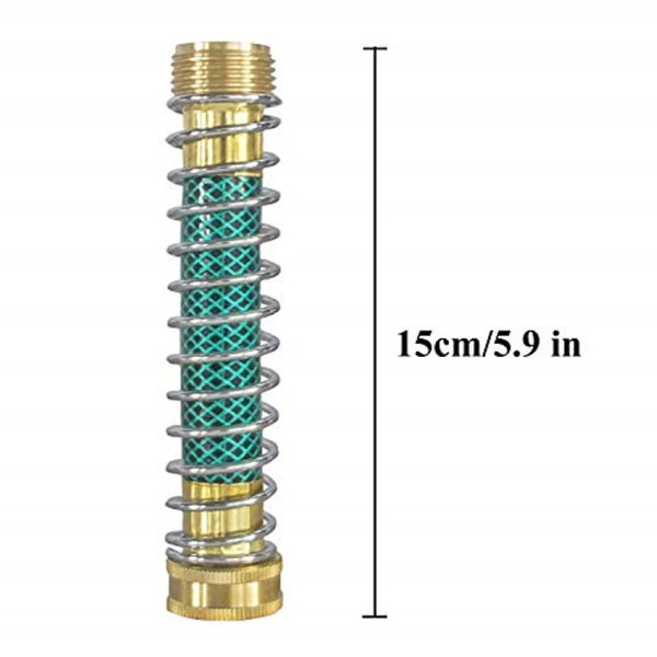 1 sæt 2 stk. kort fleksibel slangeforlænger beskytter med spiralfjeder slange knækbeskytter + 4 stk.