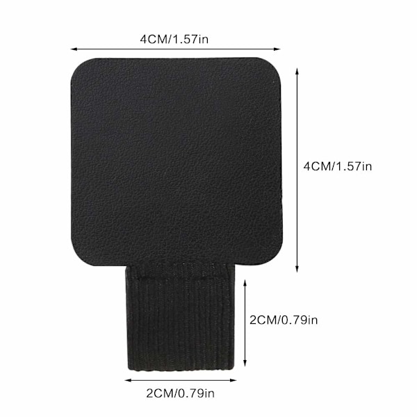 Pen Ring, Notebook Pen Holder, Selvklæbende Elastisk Blyant Ring til Notebook Dagbog Kalender Tablet (5 Pak)