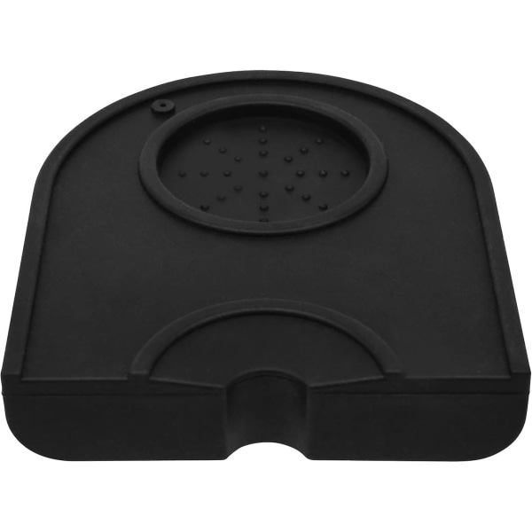 Svart - Mald kaffematta - Diskmaskinssäker silikonkaffematta 14 X 12,5 cm Espressomald för hem- eller proffsbarista