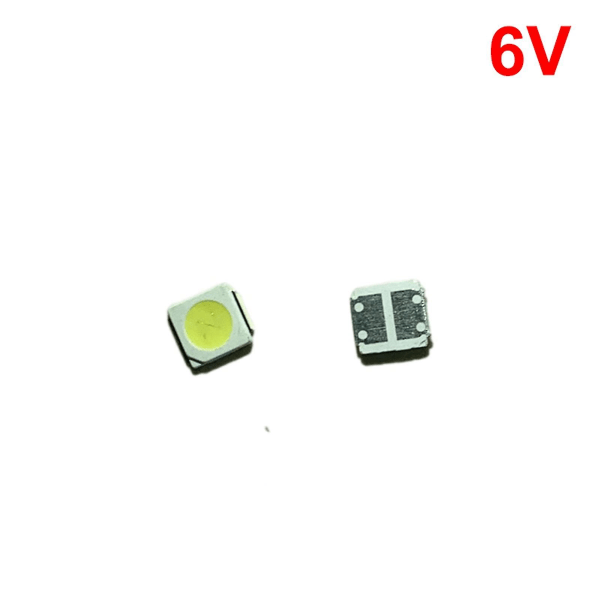 100 stk 3030 3v 6v 2w Smd-lampeperler for LED-TV-bakgrunnsbelysningsstripe, reparer TV