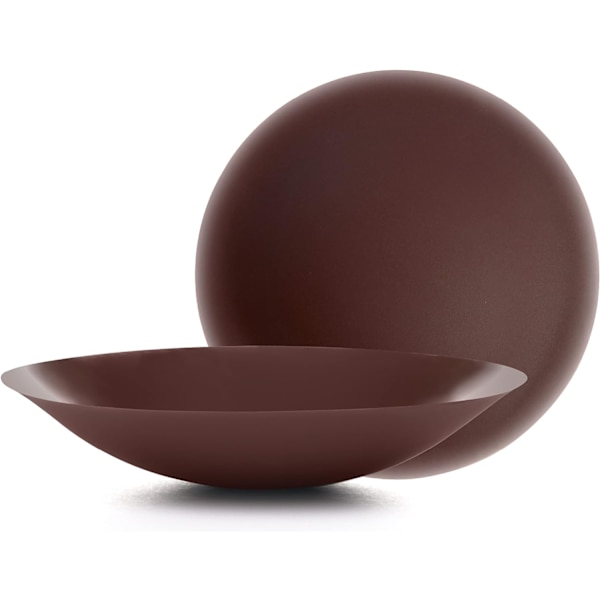 Brystvortedeksel - Klebende silikonbrystvortedeksel - Gjenbrukbare brystvortedeksel for kvinner med reiseetui Espresso Small (Fits AC Cups)