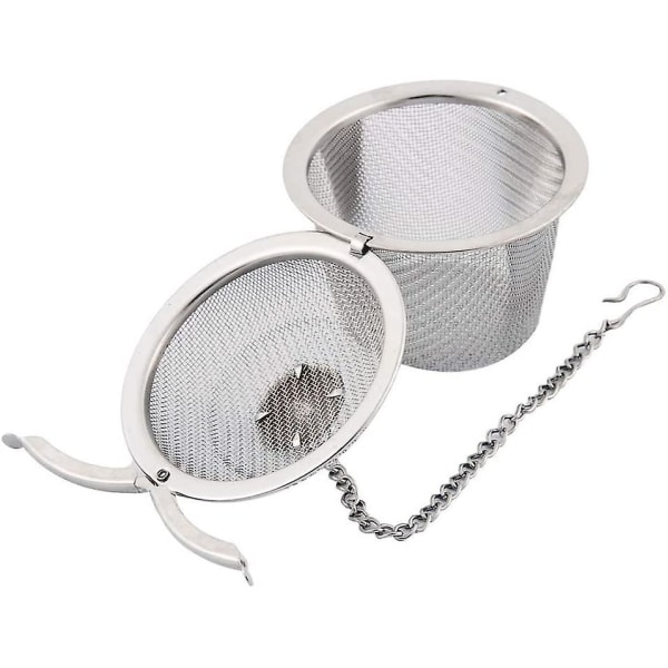 Te-infuser kugle mesh te-kugler si, rustfrit stål mad-infuser