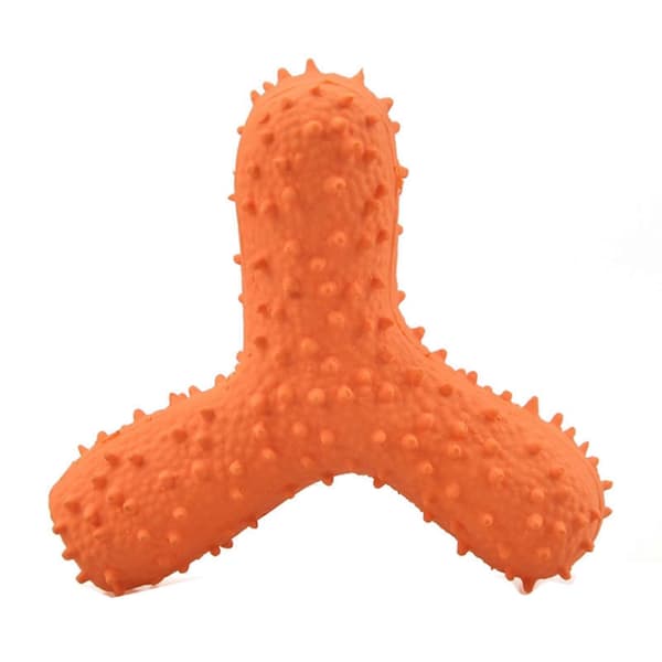 Kæledyr Latex Gennemhullede Knogler Multi-form Vokal Bid-resistent Tandrensende Hundelegetøj B