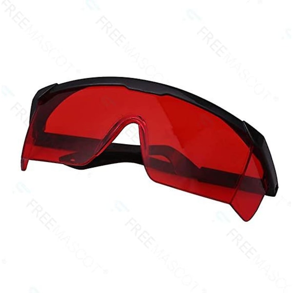 Od 4+ 190nm-550nm bølgelengde lasersikkerhetsbriller for typiske 405nm, 445nm, 450nm, 520nm, 532nm laser lys rød