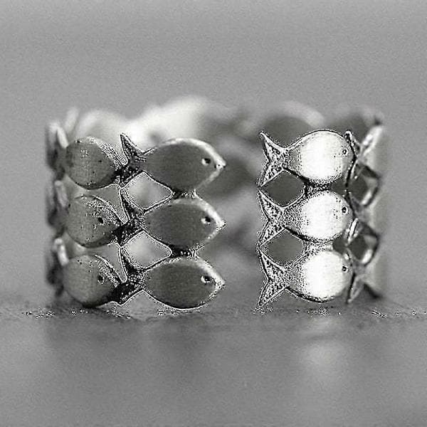 Til min datter svøm mod strømmen ring justerbar fingerring til kvinder - På lager