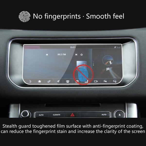 Navigasjon Berøringsskjerm Beskyttende Film Skjermbeskytter i herdet glass