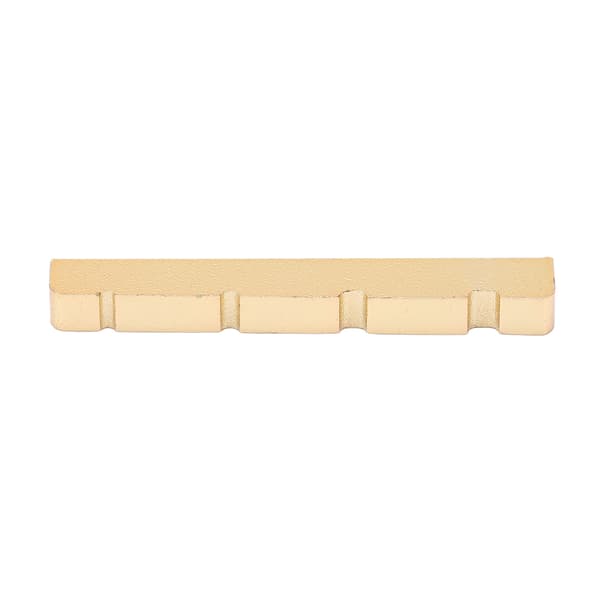 Elbas Sadel 38mm 4-strängad Akustisk Gitarr Ersättning Metall Slitsad Strängsadel