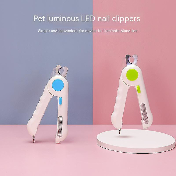 Hundenagelklipper LED-lys Hundenagelklipper Hundenagelklipper for stell profesjonelle Hundenagelklipper for store