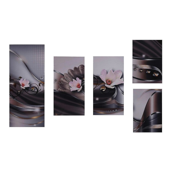 5 stk Blomster Ing Art Hjem R Bilde Trykk R Sett-df487-3
