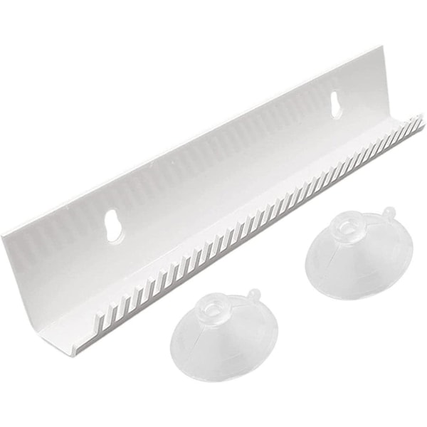 1st akryl hårförlängningshållare - väggförlängningshållare, förlängningsbehållare med sugkoppar - väggmonterad hårförlängningshållare för tvätt
