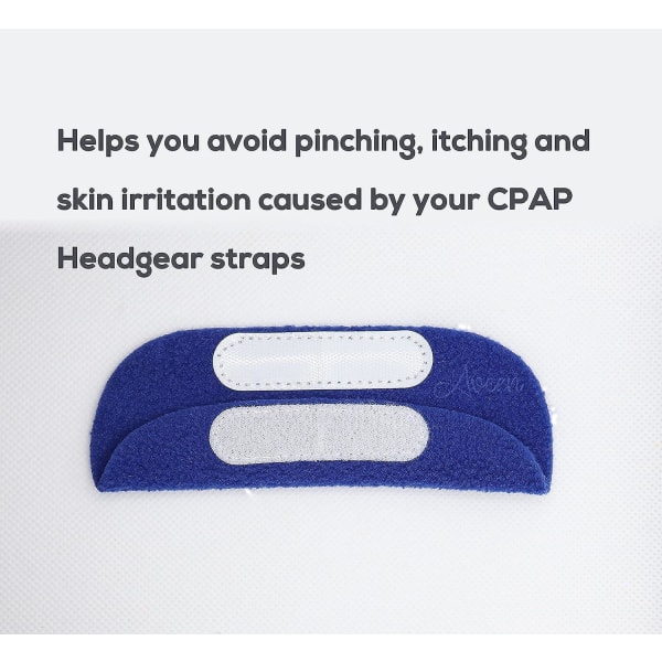 6-pack Cpap hodeplagg deksler, Cpap Strap Comfort Pads, Cpap Face Pads