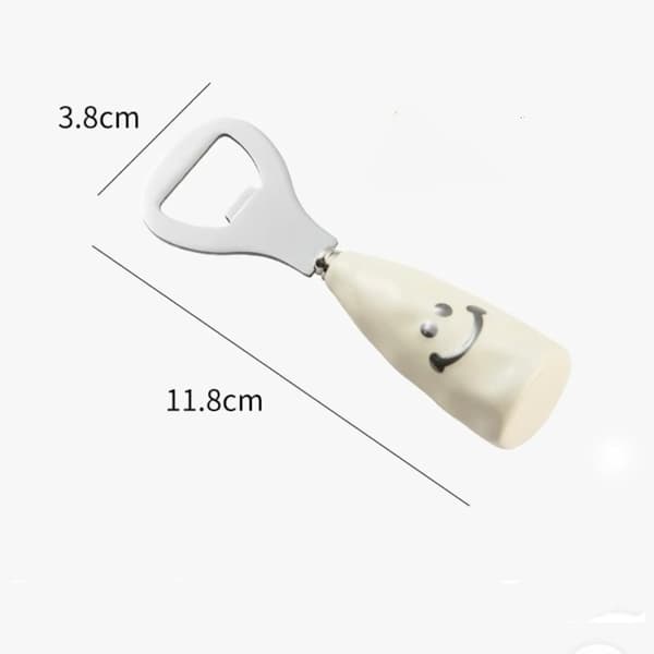 3 søde smiley-ansigt øloplukkere