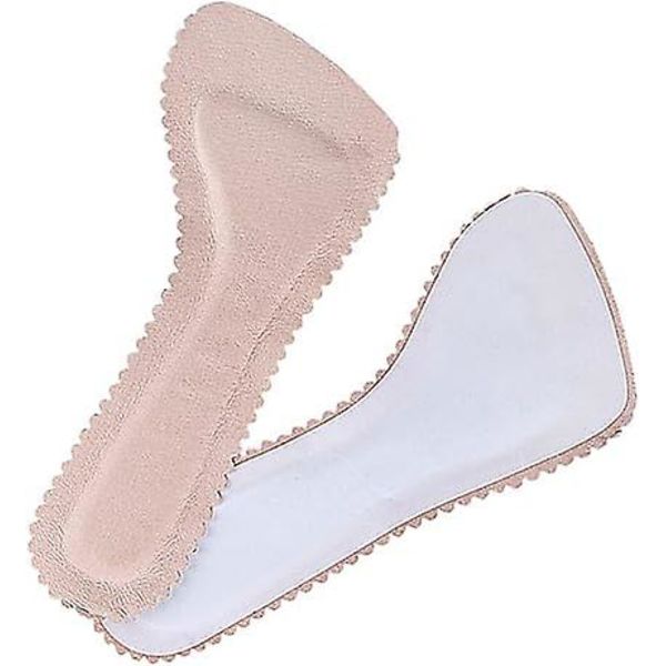 1 par självhäftande halkfria innersulor (rosa), bekväma innersulor för sandaler, högklackade sneakers, svamp latexkuddar för kvinnor