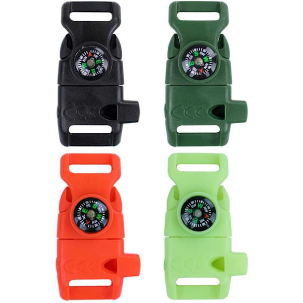 Plastspännen med snabbspänne för nödsituationer och överlevnad – Välj mellan 1/2”, 5/8” eller 3/4” 5/8 Glow in the Dark Utility Single