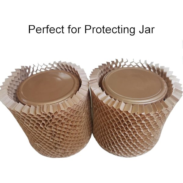 12-pakning bobleplastomslag for flytting av hus, Honeycomb emballasjepapir, Glasskrukke kopp vinflaskebeskytter Etui Beskyttende innpakning, Emballasje
