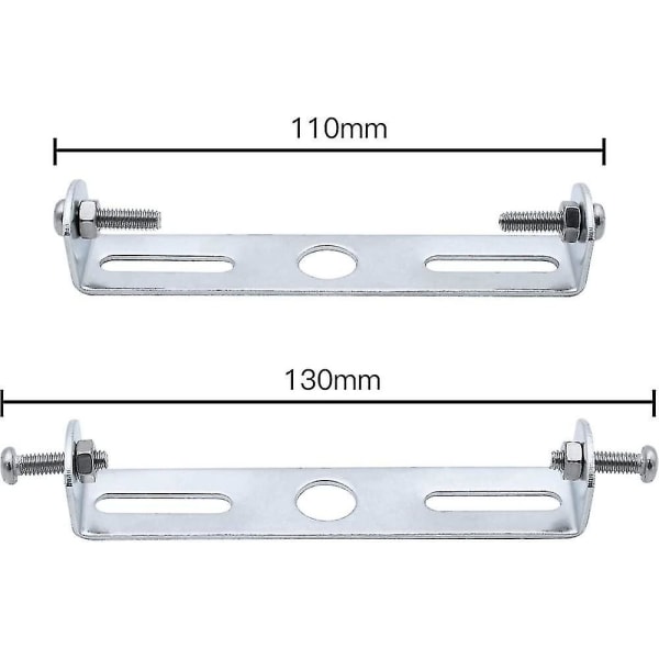 [4 stk] Taklampebrakett 100mm Pendellampe Tilbehør Taklysestake Taklampe Baseplate Tak