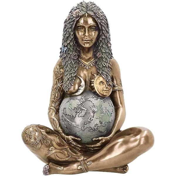 Gaia Statue Moder Jord Kunst Statue Polyresin Figur Figur Moder Jord Statue, Hjem Have Dekorative Polyresin Figur Kunst Statue Udendørs Dekor Ornamen