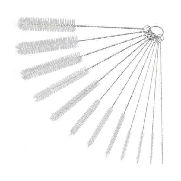 Monikokoinen pullonpuhdistusharja - juoma-astioille 12pcs