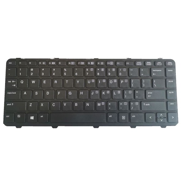 Erstatningstastatur for Hp Probook 640 G1 645 G1 bærbar tastatur Us Layout