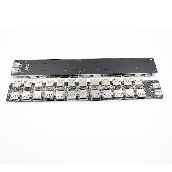 24-porters ladesokkel med silisiumtråd 12awg 4.8v-5.2v dobbel-rads layout