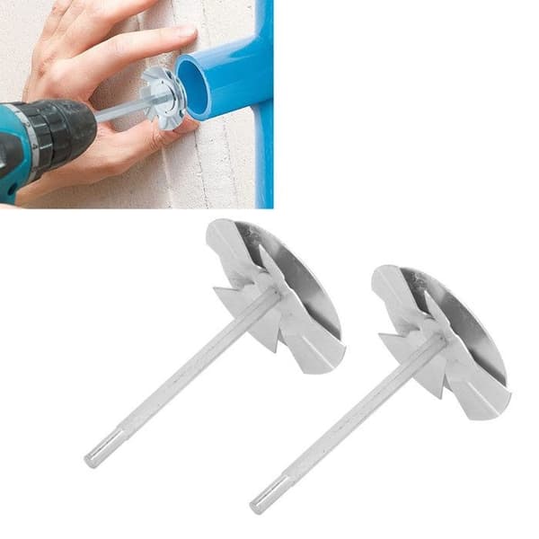 NO Plumbing Fitting Saving Tip 3 tommer PVC-rørfræser, 2 stk., gør-det-selv-fitting