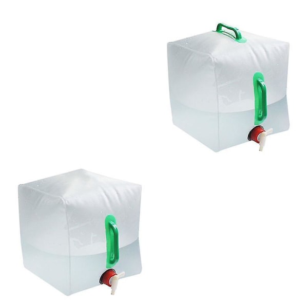 Udendørs sammenklappelig vandopbevaringskube Sammenfoldelig vandbærbar beholdertaske