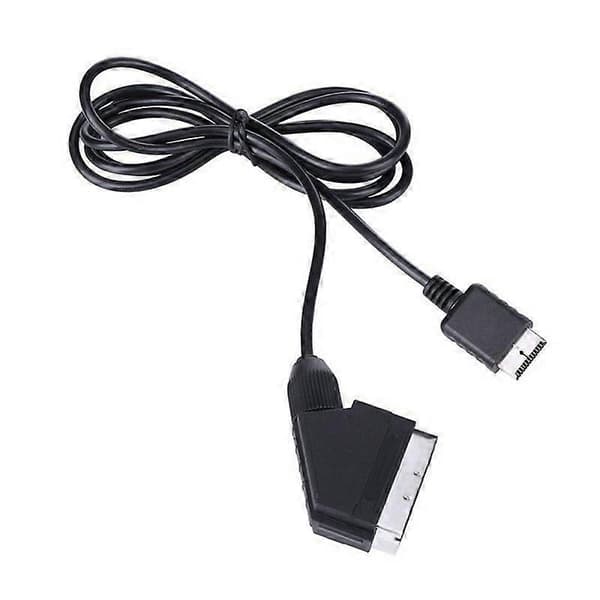 Scartkabel för PS1 och PS2 Svart