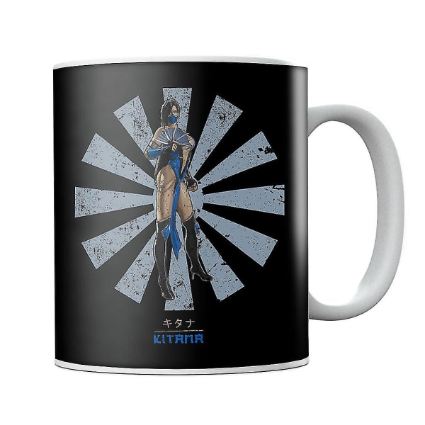 Kitana Retro Japansk Mortal Kombat Mugg