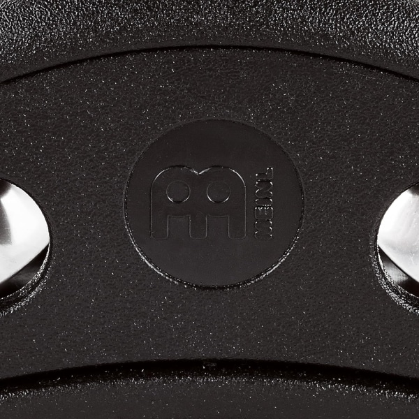 Percussion CFJS2S-BK Jalkatambouriini teräshelistimillä ja MDF (Medium Density Fibreboard) -kehyksellä, musta Black