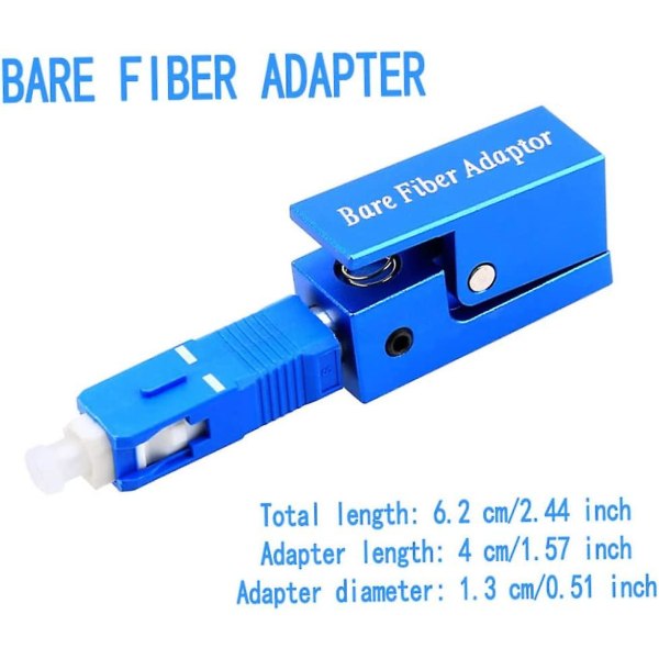 Naken fiberadapter Sc fyrkantig fiberoptisk snabbkontakt för Ftth Catv patchpanel serverrack 1st