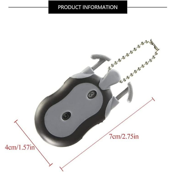 Golf Score Counter Golf Stroke Counter 2-i-1 Dobbelt Hjul Håndholdt Klikker Tæller Til Tælling Og Golf Scoring (grå 2stk)