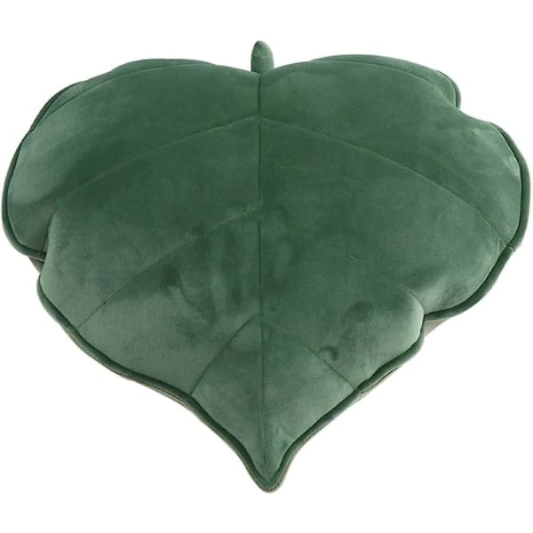 3d Leaf Kastkudde Bekväm soffa Sovkudde Inredning 13x13cm Mörkgrön, 3d Leaves Kudde