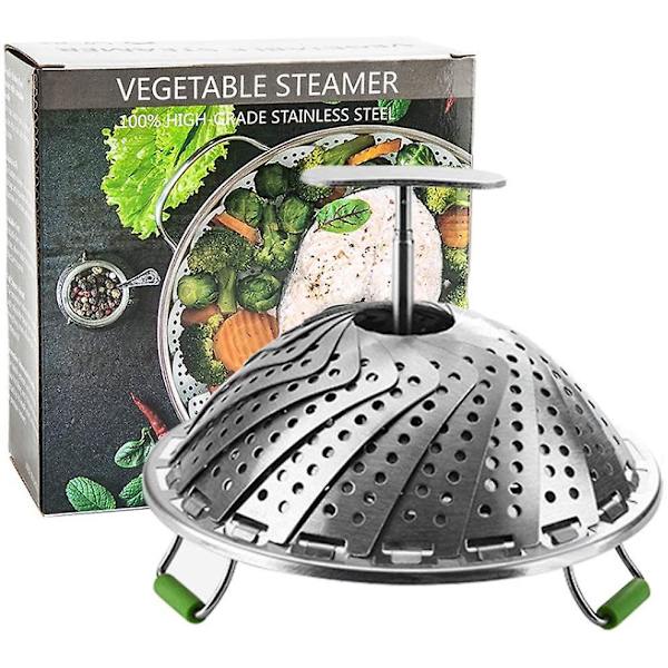 Sammenklappelig rustfri stål dampkoger, brugt til vegetarisk og skaldyrsmadlavning