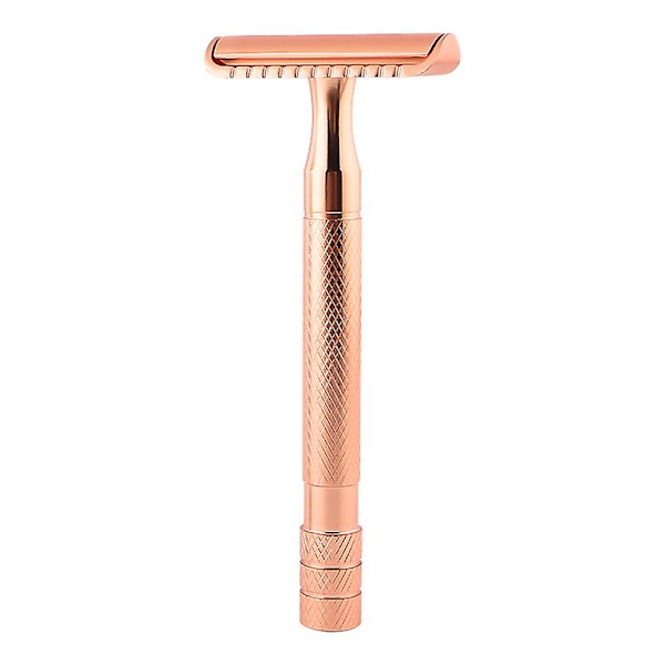 Manuell Vintage Barberhøvel Herre Barberhøvel Vintage Metall Barberhøvel Barberhøvel 1 Stykke Rose Gull