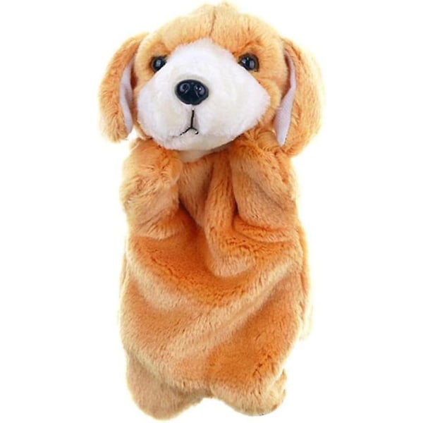 Hånddukke Dyr udstoppet legetøj Blød lille hund Hånddukker Pædagogisk legetøj til børn,tilbehør til hjemmet