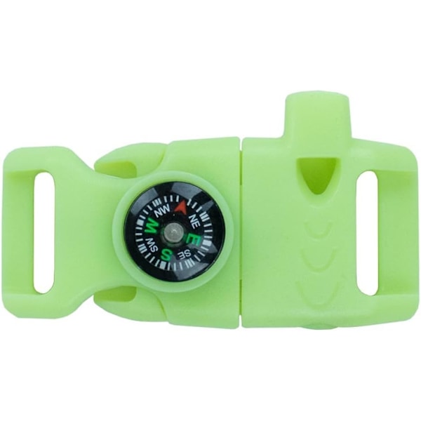 Plastspännen med snabbspänne för nödsituationer och överlevnad – Välj mellan 1/2”, 5/8” eller 3/4” 5/8 Glow in the Dark Utility Single