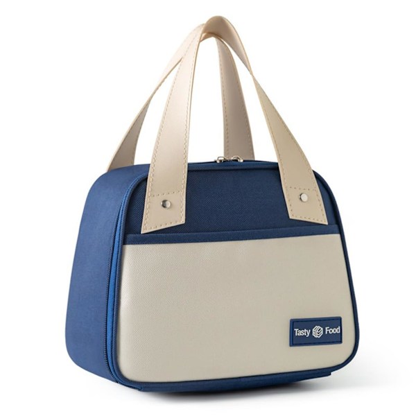 Bærbar madkasse - Mini isoleret udendørs picnictaske, 1 stk. (Blå) blue