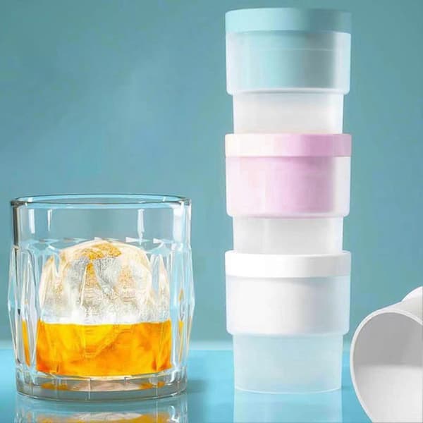 9 st isbollsformar, isbitsform, rund isbollsbricka, långsamt smältande whiskycocktails isbitar White