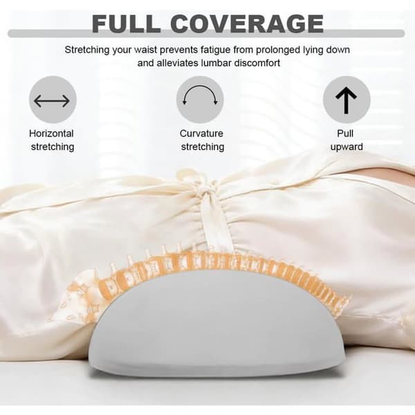 Novaspine Pro Ortopedisk Memory Foam-kudde för kontorsstol, bil, andningsbart överdrag 55x26x11cm