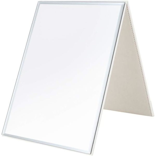 Spegelspegel Stor Bärbar Super HD Spegel Makeup Spegel Multi Stativ Vinkel Handfri/Handhållen/Bordsspegel Fällbar Spegel 10X7 Tum